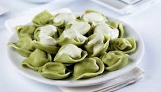 Tortellone Verde con Ricotta y Espinacas